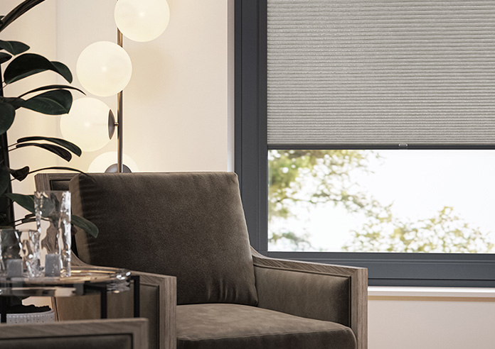 Wisps (Blackout), Oyster - Perfect Fit Blind - Image 5